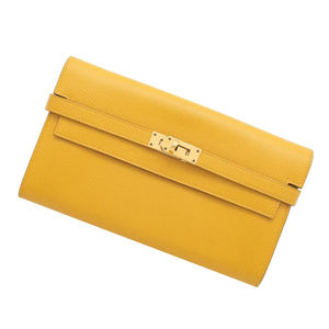 Pre-Loved Hermes Epsom Kelly Longue Wallet